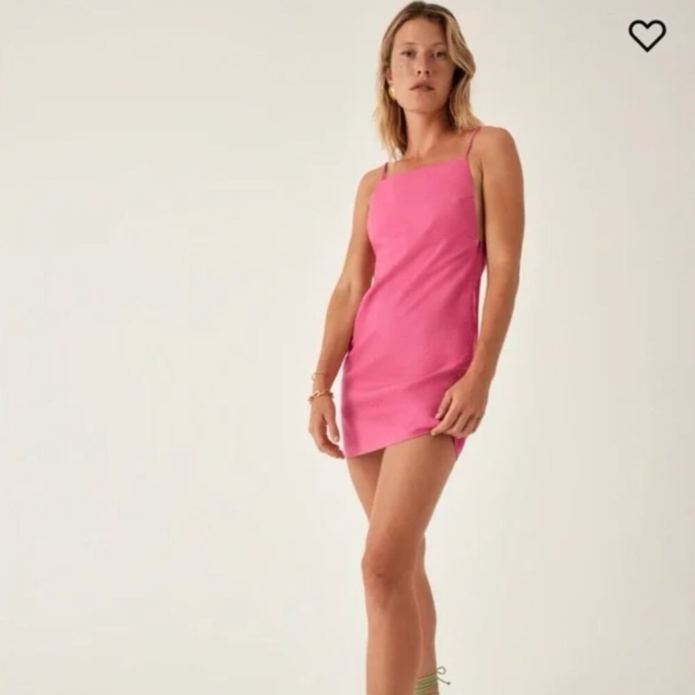 Reformation Wiley Linen Dress